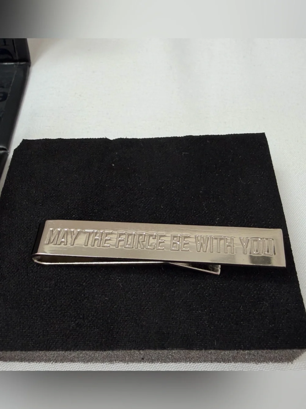 Star Wars Silver Tie Clip - Polished Metal Finish, NWOT